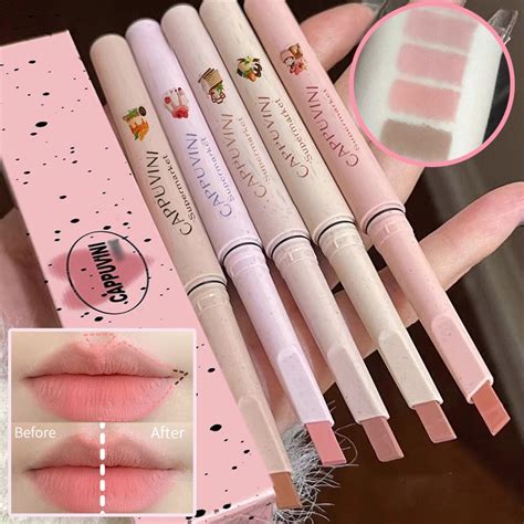 Jual COD Lip Liner Pencil Nude Matte Lip Liner Pencil Natural Lip