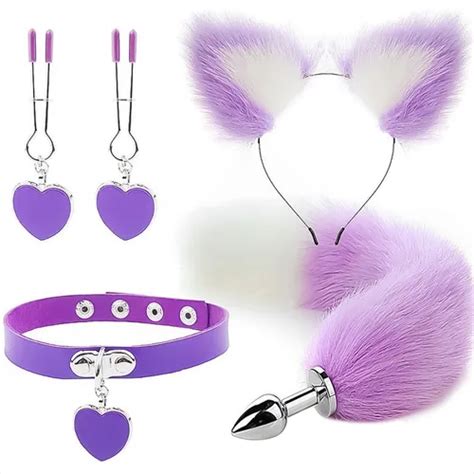 Plug Anal Inox Iniciante Cauda Rabo Tiara Grampo Sexo Excita MercadoLivre