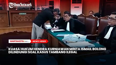 Kuasa Hukum Hendra Kurniawan Minta Ismail Bolong Dilindungi Soal Kasus