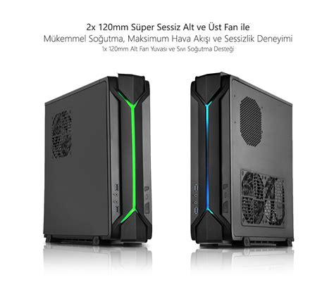 SilverStone Raven RVZ03B ARGB Mini ITX/HTPC Bilgisayar Kasası (SST ...