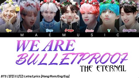 We Are Bulletproof The Eternal Bts Letra Lyrics Hang Rom