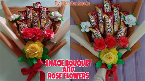 Diy Snack Buket Simpel Snack Bouquet Tutorial Cara Buat Buket Beng