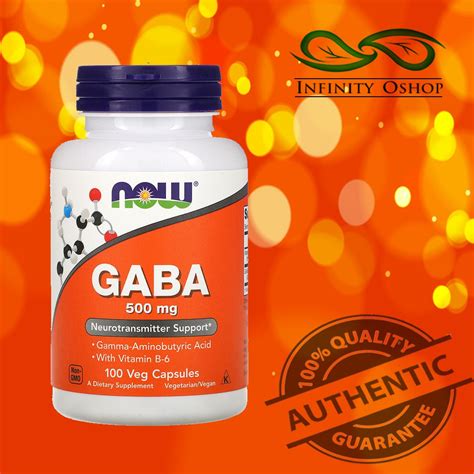 Now Foods Gaba 500 Mg 100 Veg Capsules Shopee Philippines