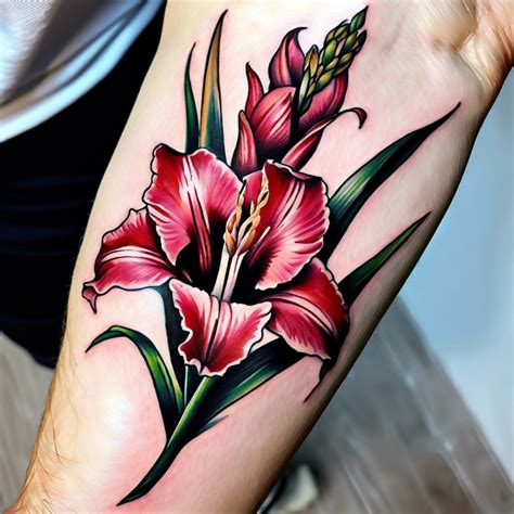 15 Gladiolus Tattoo Ideas to Inspire Your Next Ink – This Makes Tattoo