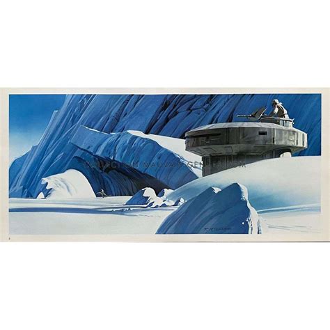 Star Wars Empire Strikes Back Artwork Print 10x21 In