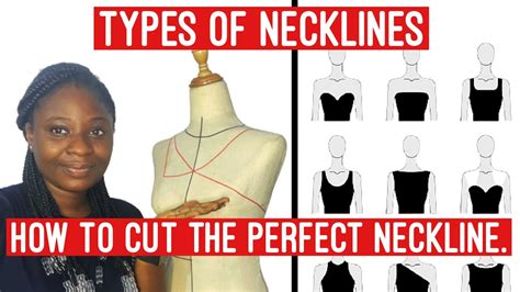 Types Of Necklines And How To Cut Common Necklines Youtube