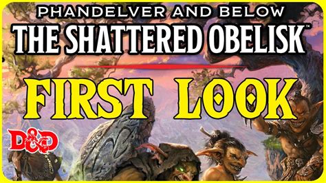 First Look Thumb Thru At Phandelver And Below The Shattered Obelisk For