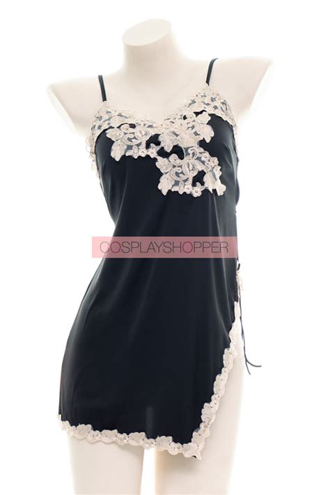 Sexy Black Lace Dress Lingerie For Sale