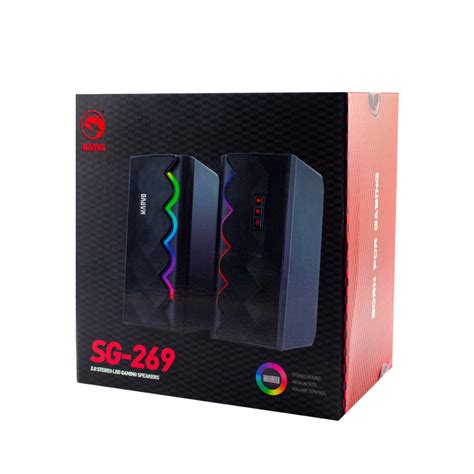 Parlantes Marvo Sg Rainbow Stereo Led