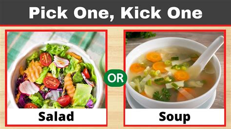 Pick One Kick One Food Edition YouTube