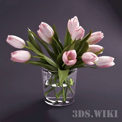 Тюльпаны - скачать 3d модел | 3ds.wiki