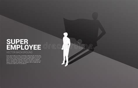 Businessman Superman Shadow Stock Illustrations 100 Businessman