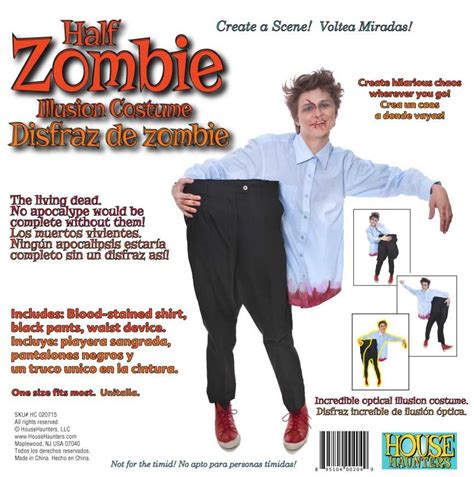 Half Zombie Illusion Costume – HouseHaunters