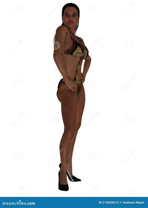 Femme Sexy En Bikini Illustration Stock Illustration Du Assez