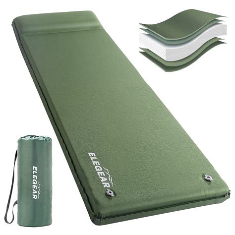 Elegear 31 Ultra Thick Memory Foam Camping Pad Fast Inflating