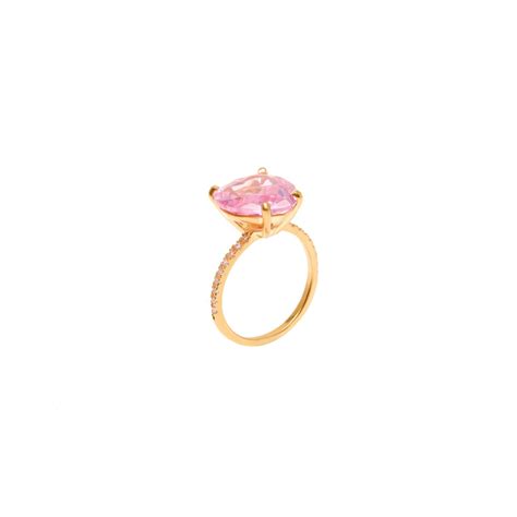 Кольцо Sex in the City Ring Gold Flamingo купить онлайн по цене 9120 Интернет магазин VIVA