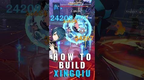 How To Build Xingqiu Artifacts And Weapons Genshin Impact Youtube