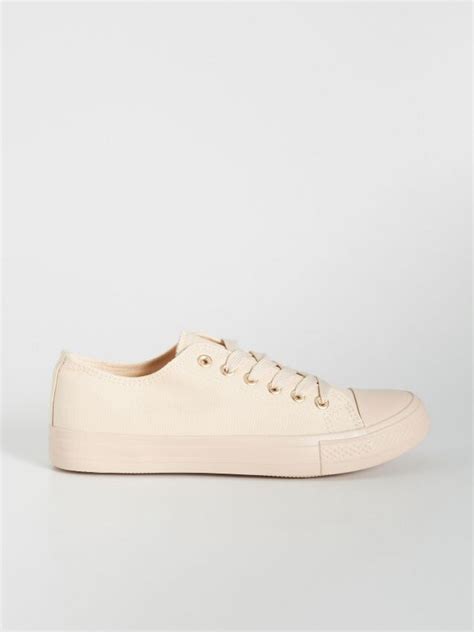 Nude spalvos sportbačiai Spalva dramblio kaulo SINSAY VX352 02X