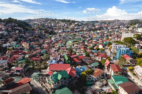 Baguio City Philippines Afternoon Aerial Of The Skyline Of The City Stock Photo - Download Image ...