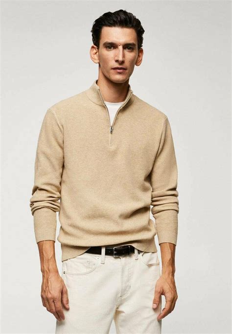 Mango Antiguap Jumper Beige Zalando