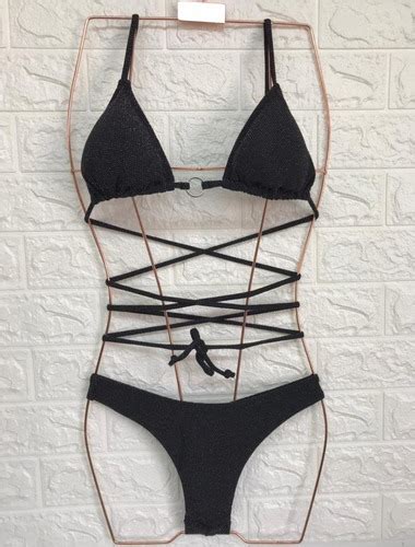 Biquíni Bikini Cortininha Amarração Lurex Brilho Blogueira Parcelamento sem juros