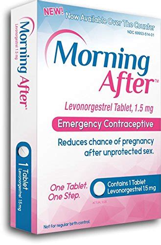 Morning Aftertm Levonorgestrel Tablet 1 5 Mg Emergency Contraceptive