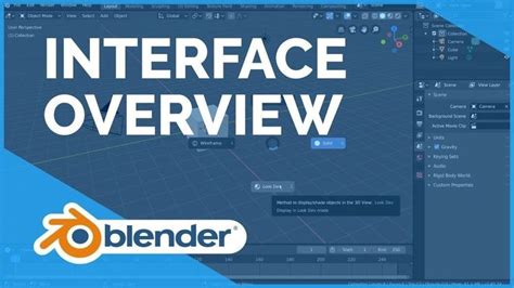 Interface Overview Blender Fundamentals