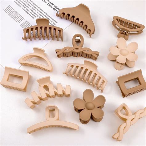 XẢ KHO NGHỈ BÁN 37 mẫu Kẹp càng cua màu hot trend nude trà sữa be nhiều kiểu dễ thương cho nữ