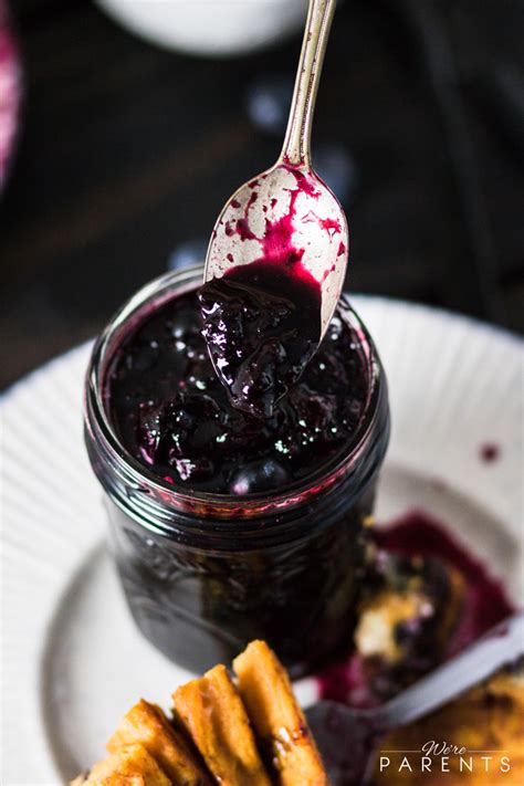 Homemade Blueberry Syrup We Re Parents