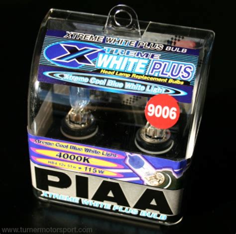 19616 - PIAA Xtreme White Plus 9006 Low Beam Bulbs (set) | Turner Motorsport