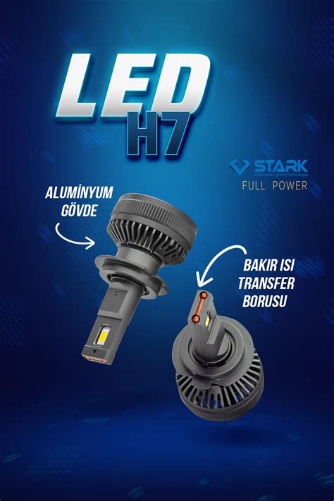 H Full Power Csp Led Xenon Far Ampul Im Ek Etkili