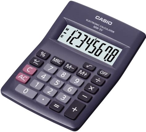 Casio Mw5vbk 8 Digit Calculator Products One Paperclip