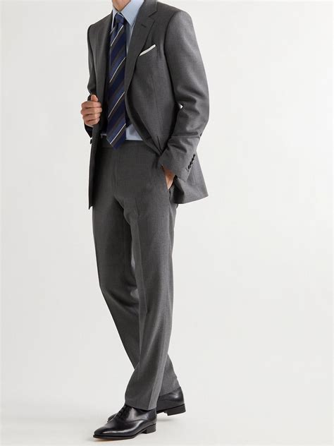 Tom Ford O Connor Slim Fit Wool Suit Trousers Gray Tom Ford