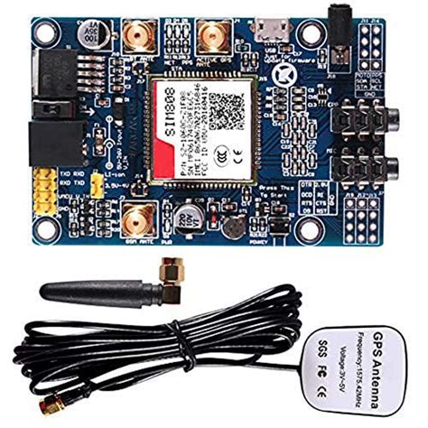 Sim Module Gsm Gprs Gps Development Board Ipx Sma Gsm Gps Antenna