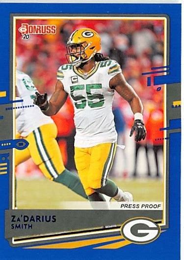 2020 Donruss Press Proof Blue 106 Za Darius Smith P2s 17559 EBay