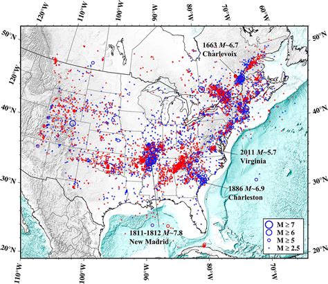 Some of today's earthquakes may be aftershocks from quakes in the 1800s