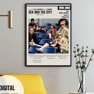 Sex And The City Poster Tv Show Poster Theater Room Decor Wall Art Wall