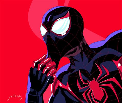 Artstation Spider Man Miles Morales Illustration