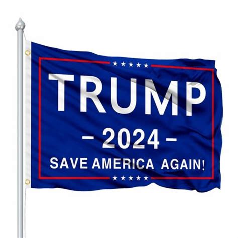 Trump 2024 Flag 3x5 Outdoor Indoor Save America Again Flag Ebay