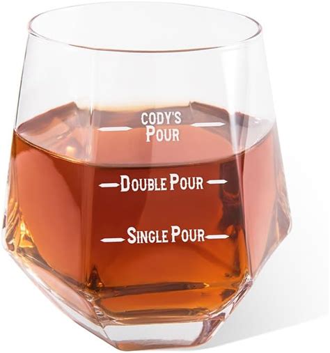 Amazon Callie Personalized Pour Line Whiskey Glass Gift Custom