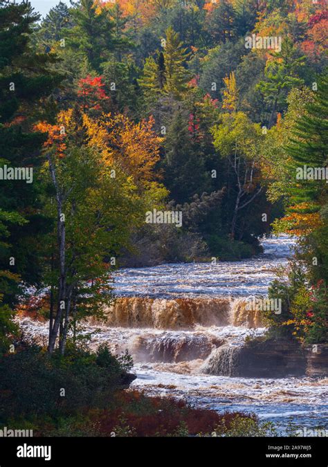 Lower Falls Tahquamenon Falls State Park West Of Paradise Upper