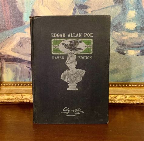 Edgar Allan Poe Raven Edition Antique Book Etsy Edgar Allan