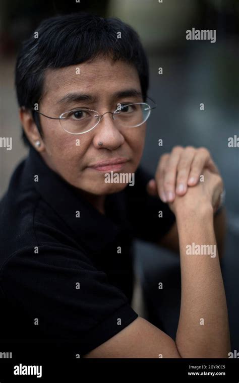 La Periodista Filipina Y Directora General De Rapplicer Maria Ressa