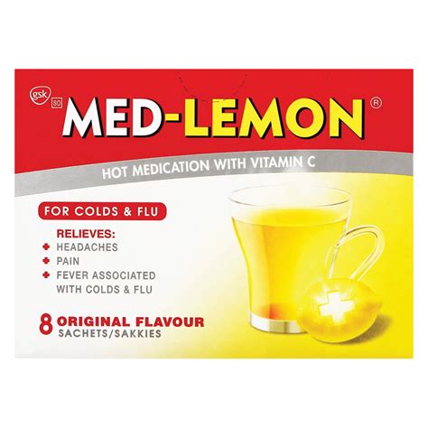 Buy Med-Lemon Sachets Original 8's online