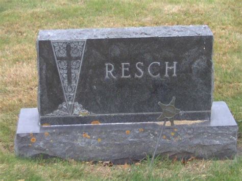 Joseph Peter Resch Find A Grave Reminne