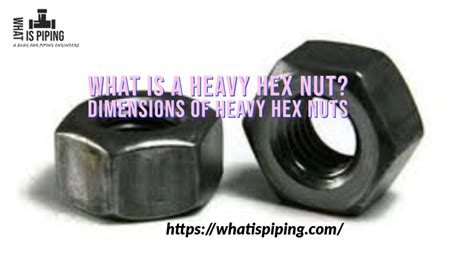 1 2 Hex Nut Dimensions