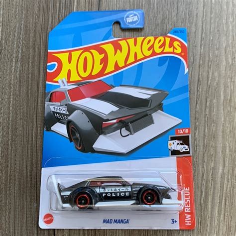 Toys Hot Wheels Car Police Mad Manga Hw Rescue Emergency Squad Vehicle Hotwheels New Poshmark