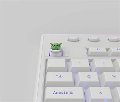 Baby Yoda Keycap 3D Print Stl File 3D Keycap Model STL Etsy UK