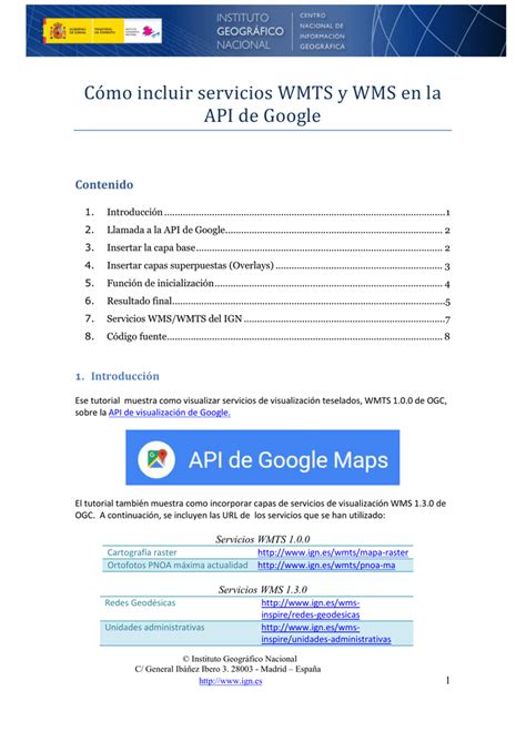 Como Incluir WMS Y WMTS En La Api De Google