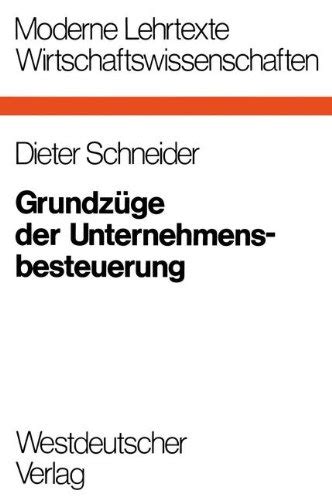 『grundzuge Der Unternehmensbesteuerung』｜感想・レビュー 読書メーター